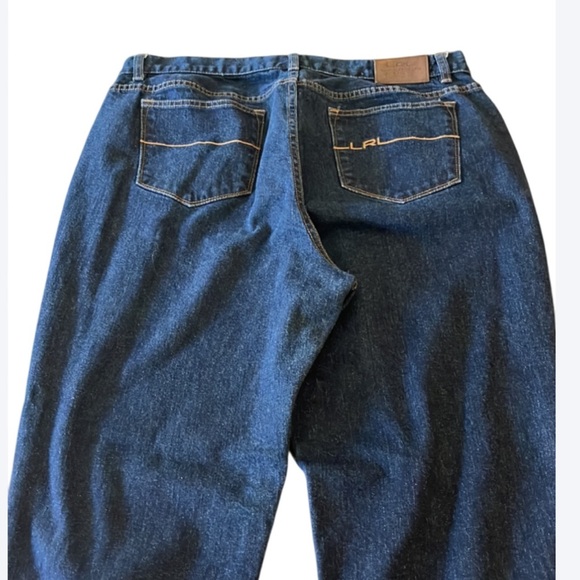 LAUREN RALPH LAUREN Women’s Blue Jeans- straight leg - Size 16 - Picture 6 of 13